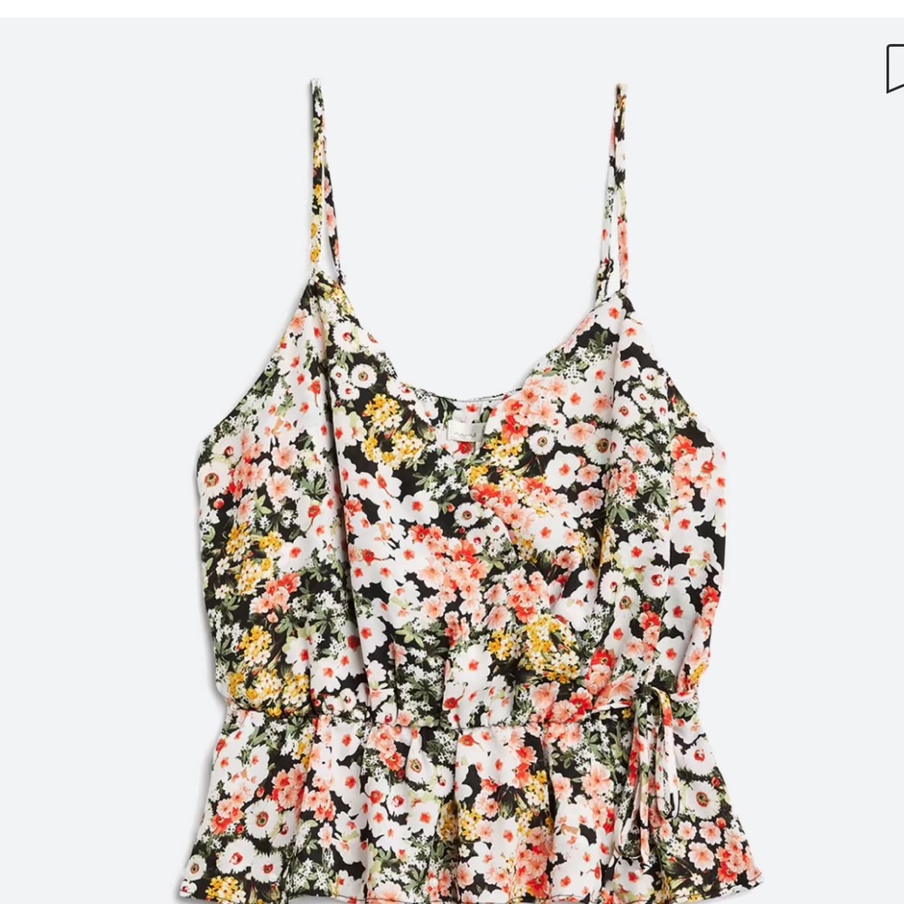 Stitch Fix - Nine Britton - Tilled wrap cropped blouse